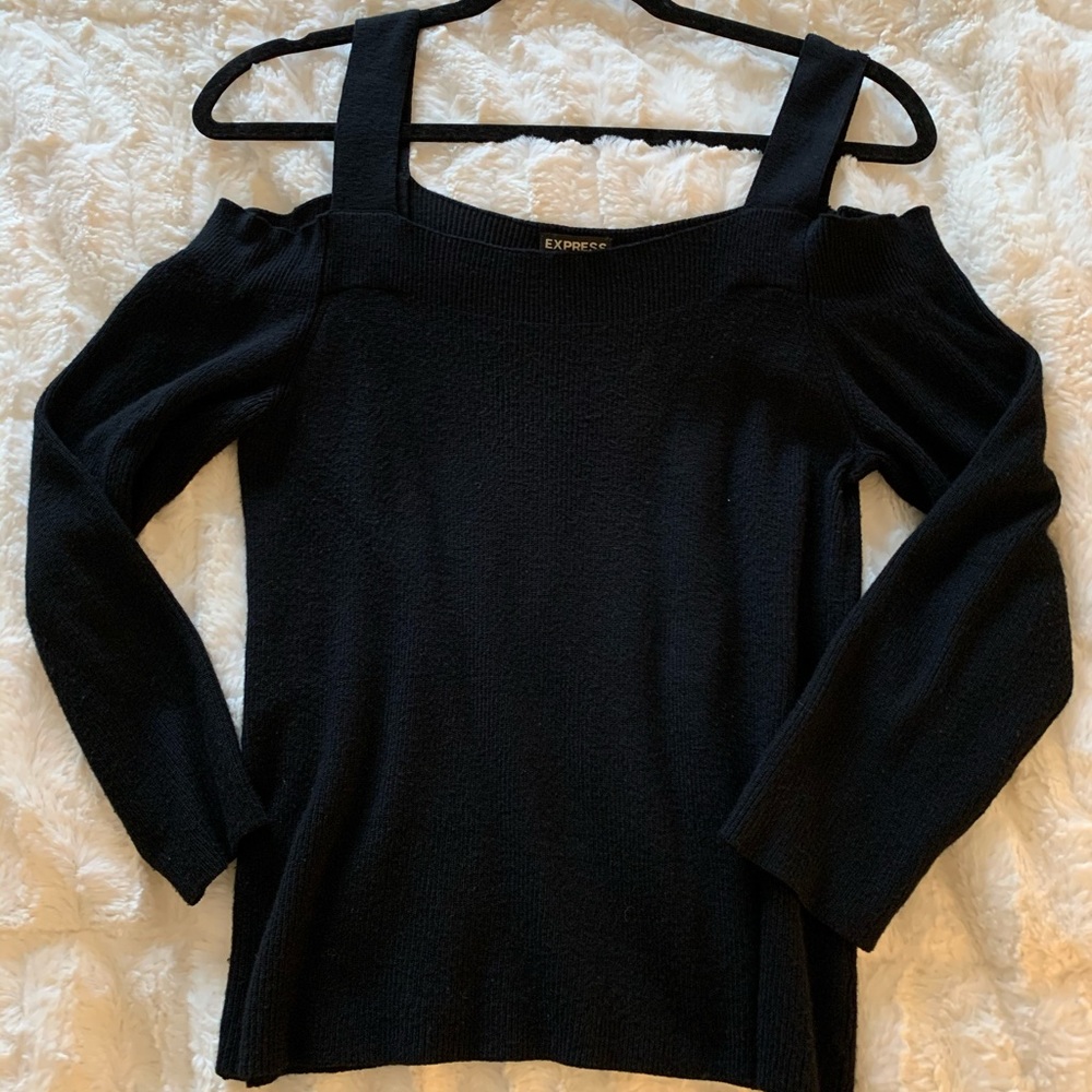 Cold shoulder sweater from Express